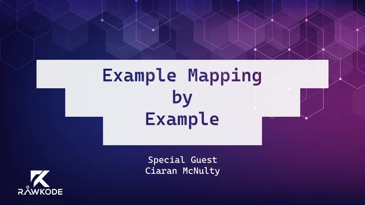Example Mapping by Example
