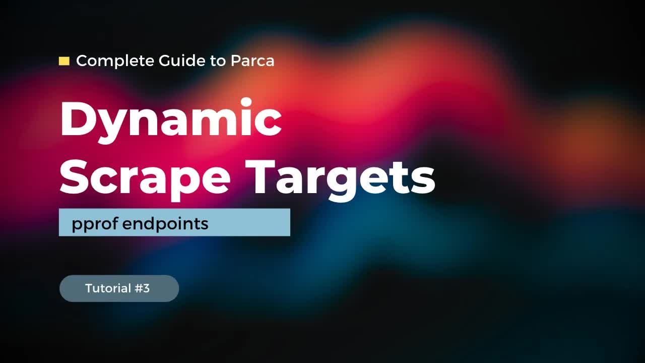 Dynamic Scrape Targets