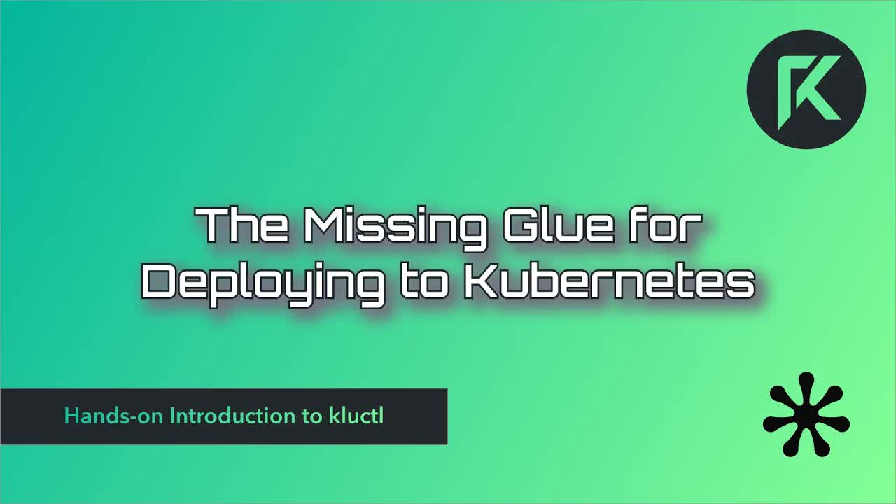 Hands-on Introduction to kluctl