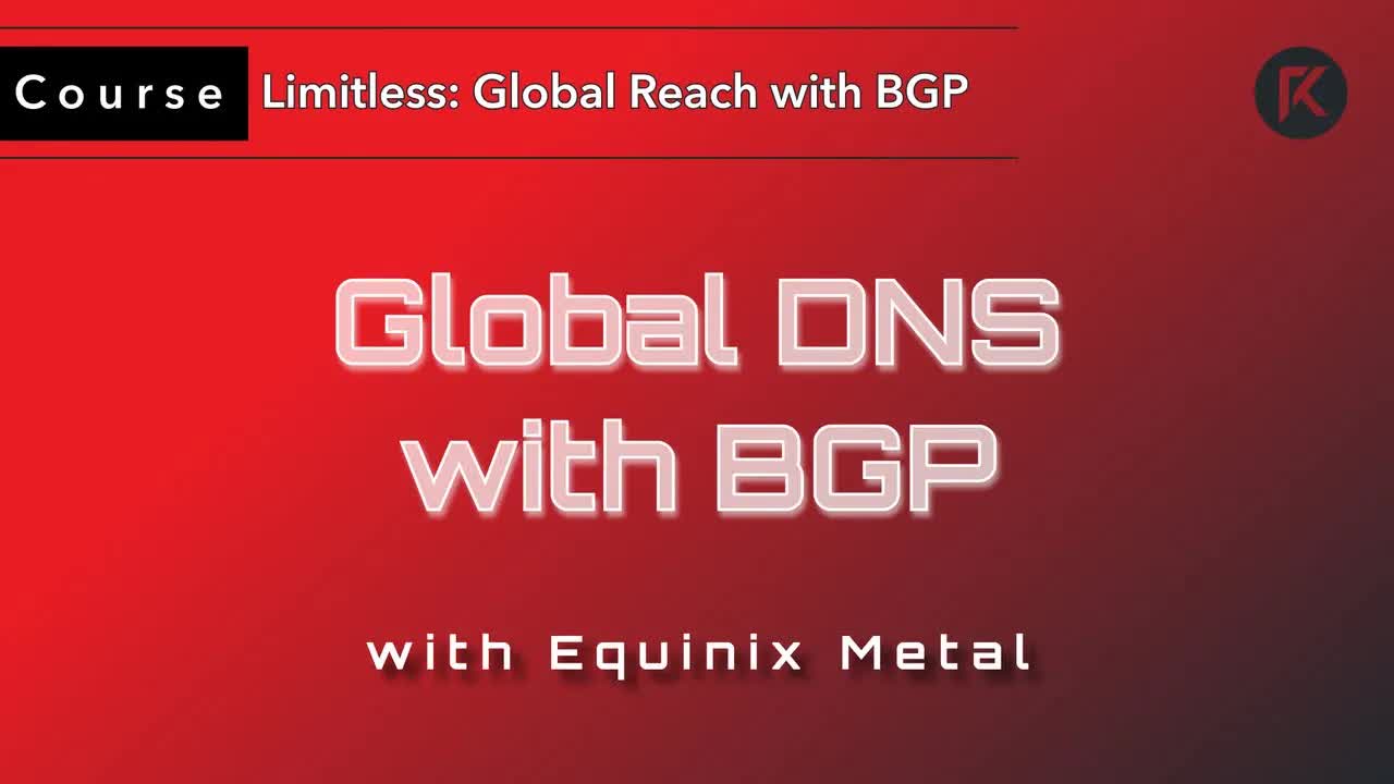 Global DNS with BGP